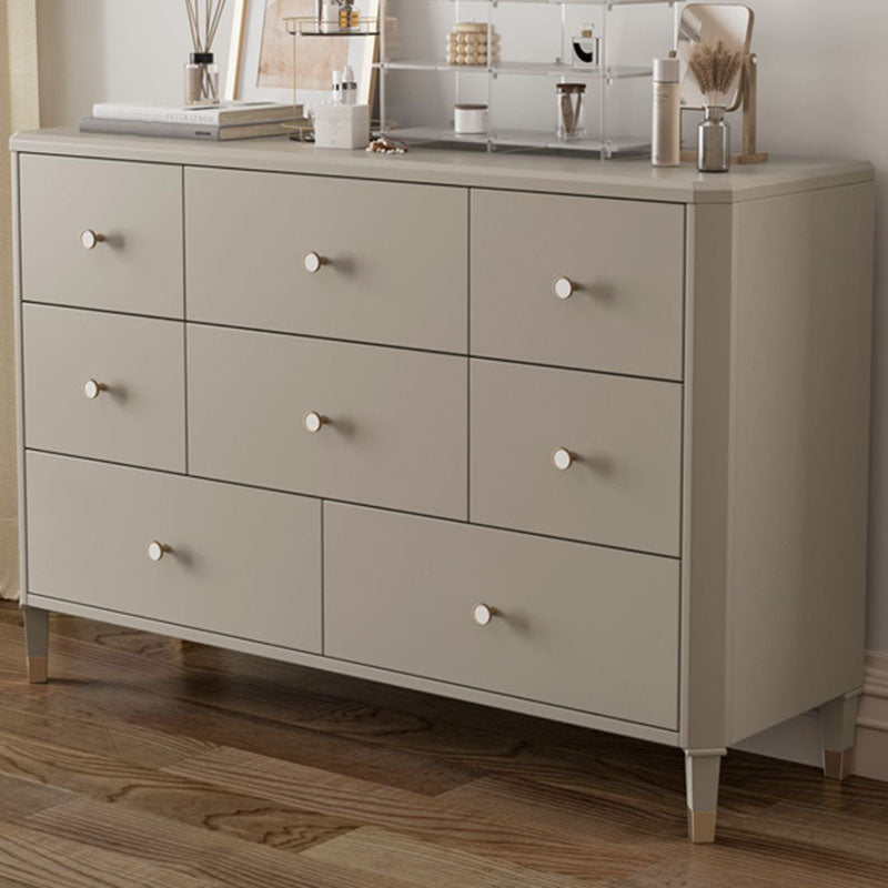 Classic Glam Storage Chest Solid Wood Dresser with 6/8/10 Drawers