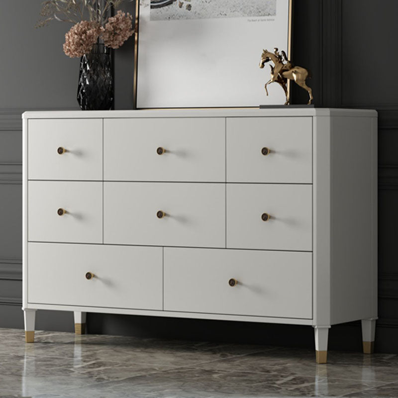 Classic Glam Storage Chest Solid Wood Dresser with 6/8/10 Drawers