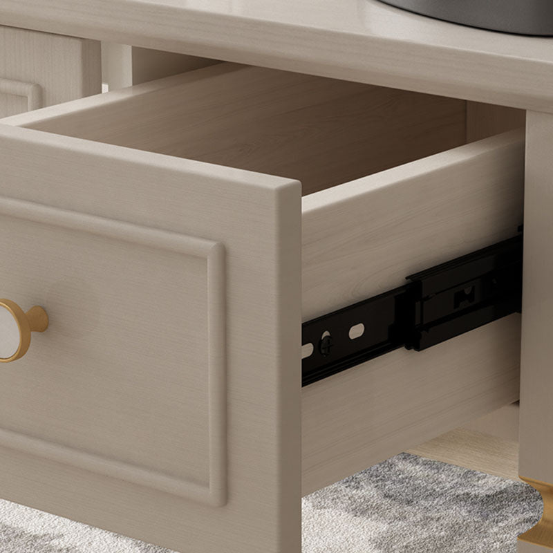 Classic Glam Storage Chest Solid Wood Dresser with 6/8/10 Drawers