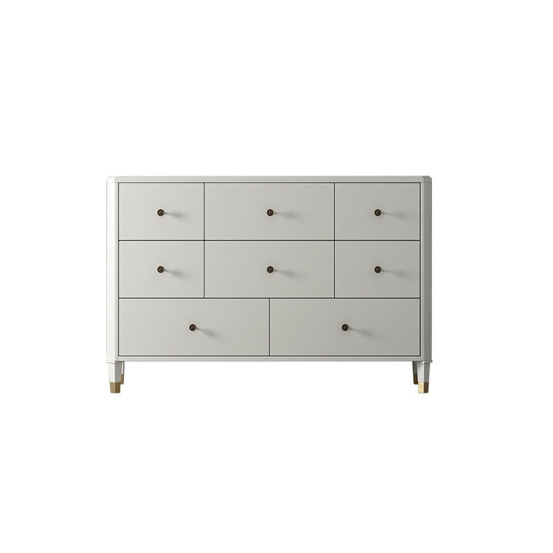 Classic Glam Storage Chest Solid Wood Dresser with 6/8/10 Drawers