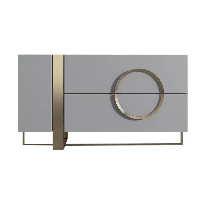 Classic Glam Combo Dresser Birch Storage Chest Dresser for Bedroom