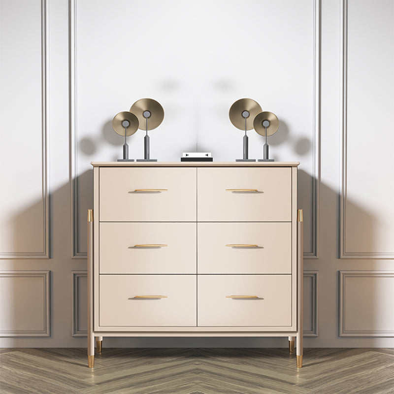 Contemporary Glam Lingerie Chest Birch Storage Chest Dresser for Home Office