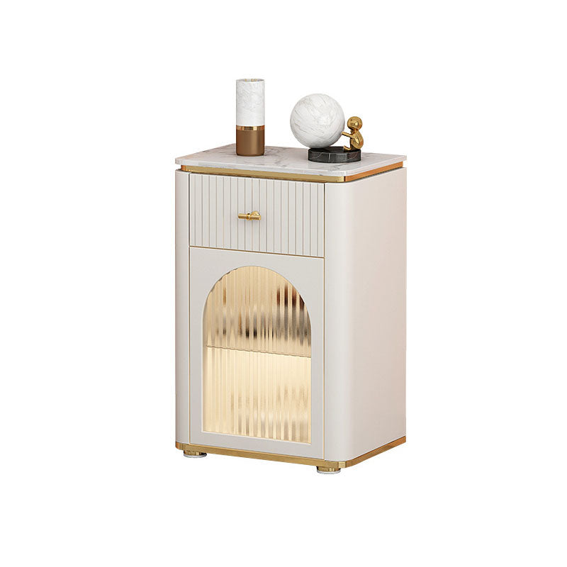 Contemporary Storage Chest Stone Dresser with 1/2/3 Drawers , 11.7-inch Width