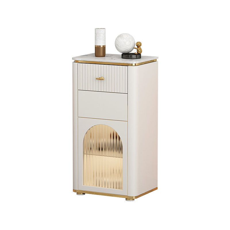 Contemporary Storage Chest Stone Dresser with 1/2/3 Drawers , 11.7-inch Width