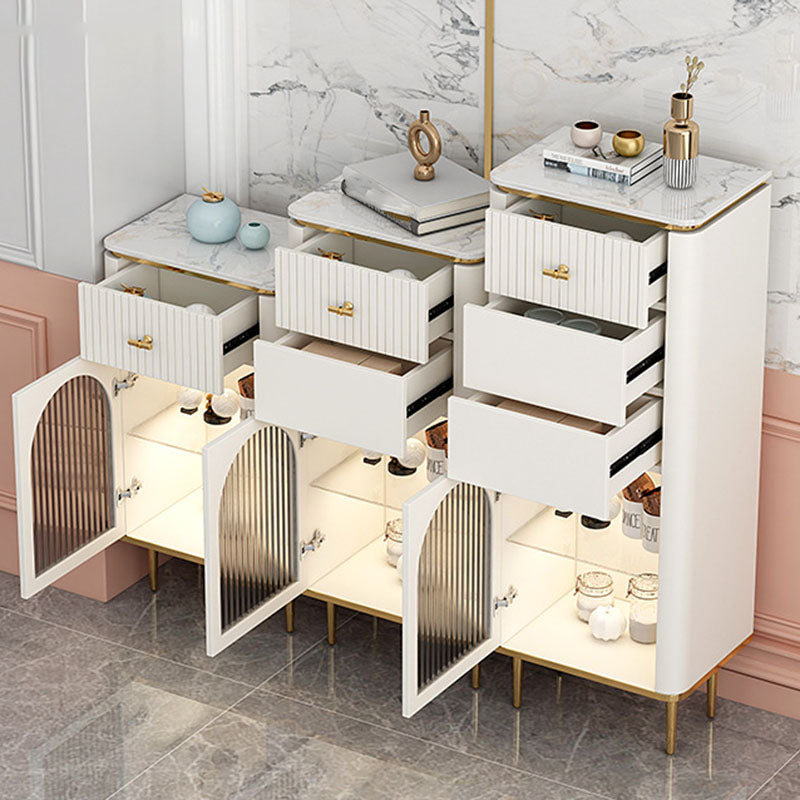 Contemporary Storage Chest Stone Dresser with 1/2/3 Drawers , 11.7-inch Width