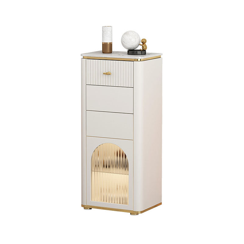 Contemporary Storage Chest Stone Dresser with 1/2/3 Drawers , 11.7-inch Width