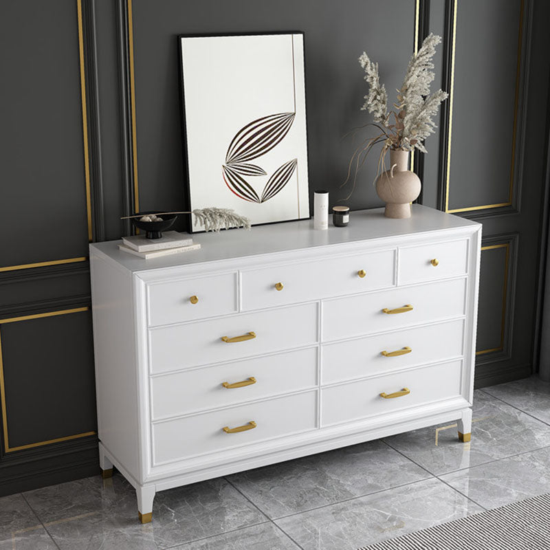 17.55-inch W Classic Glam Storage Chest Solid Wood Dresser with 5/7/9 Drawers