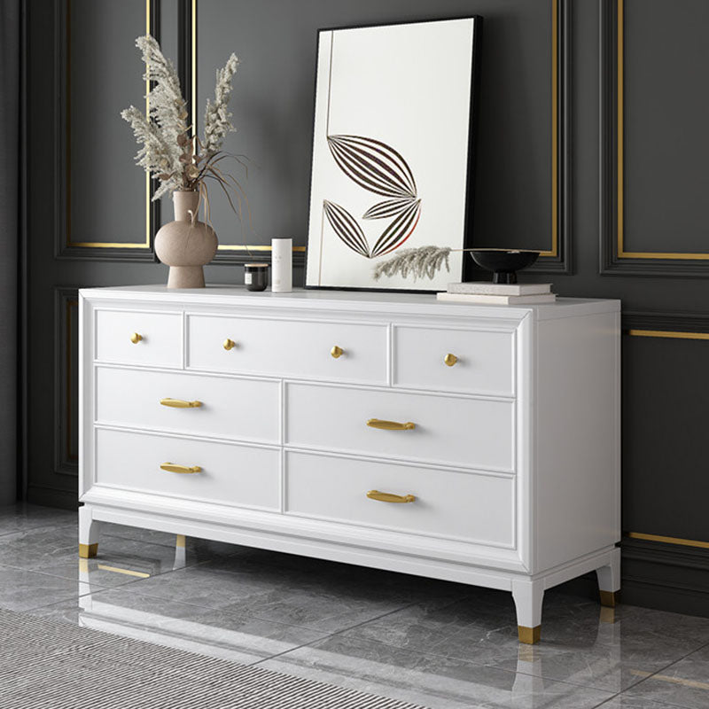 17.55-inch W Classic Glam Storage Chest Solid Wood Dresser with 5/7/9 Drawers