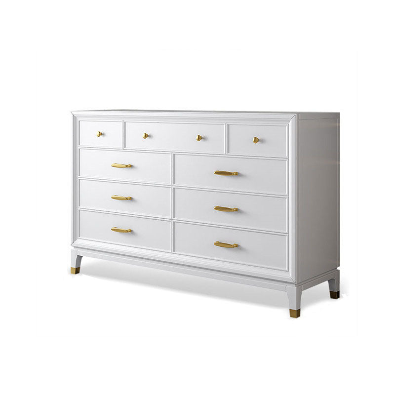17.55-inch W Classic Glam Storage Chest Solid Wood Dresser with 5/7/9 Drawers