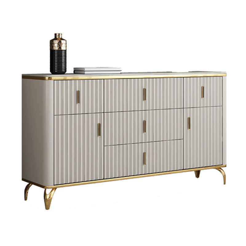 Contemporary Glam Combo Dresser Horizontal Storage Chest Dresser for Home Office