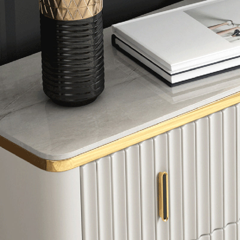 Contemporary Glam Combo Dresser Horizontal Storage Chest Dresser for Home Office