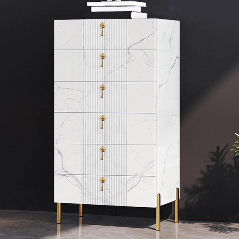 Contemporary Glam Double Dresser Wood Storage Chest Dresser for Home Office