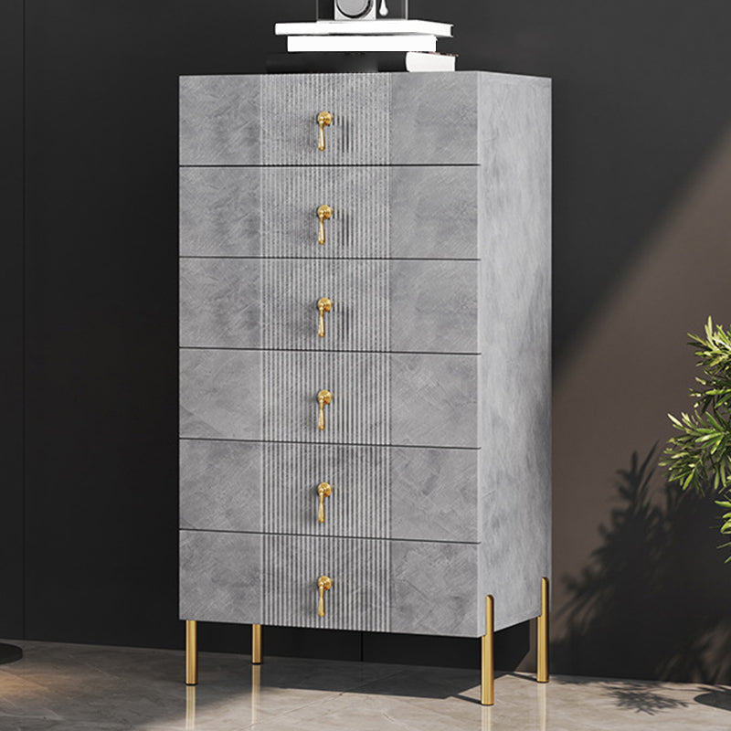 Contemporary Glam Double Dresser Wood Storage Chest Dresser for Home Office