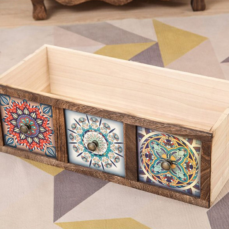 Coastal Storage Chest Solid Wood Dresser , 11.7/14.04 Inch Width