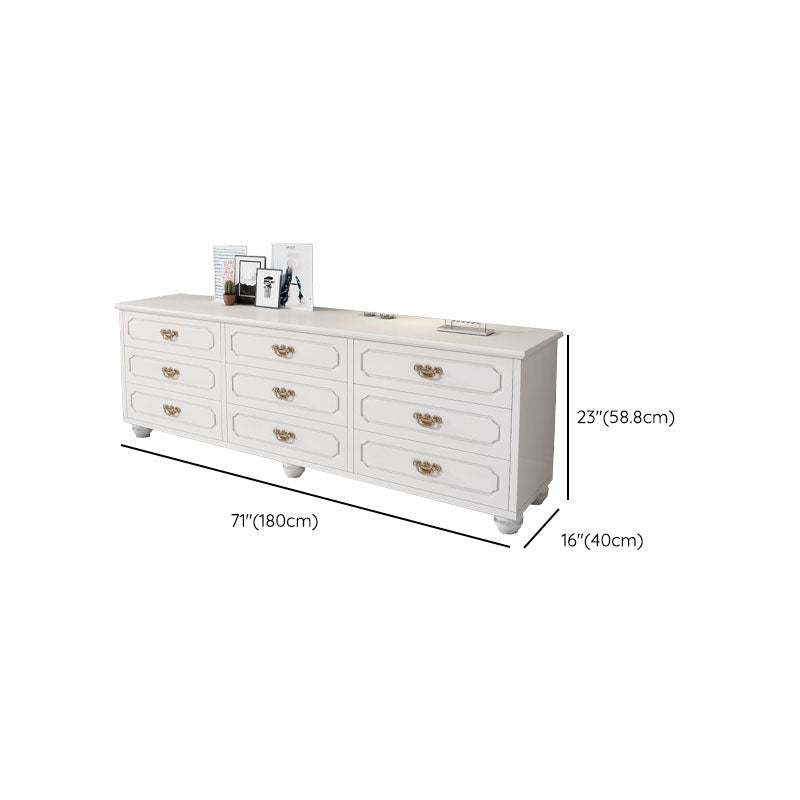 15.6-inch W Traditional Storage Chest Manufactured Wood Storage Chest Dresser