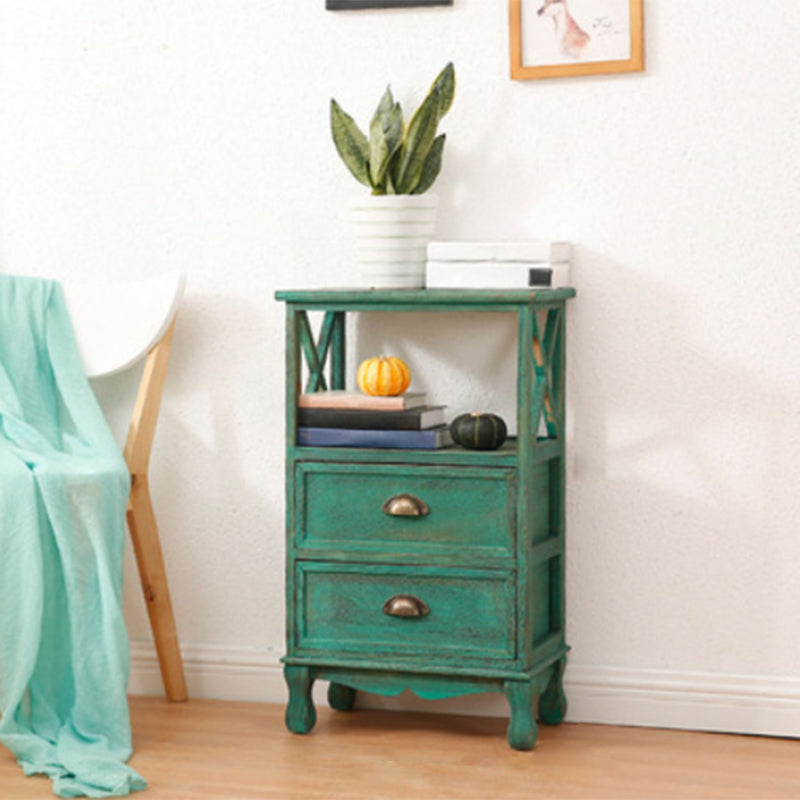 Coastal Storage Chest Solid Wood Dresser with 1/2/3/4 Drawers , 11.7 Inch Width