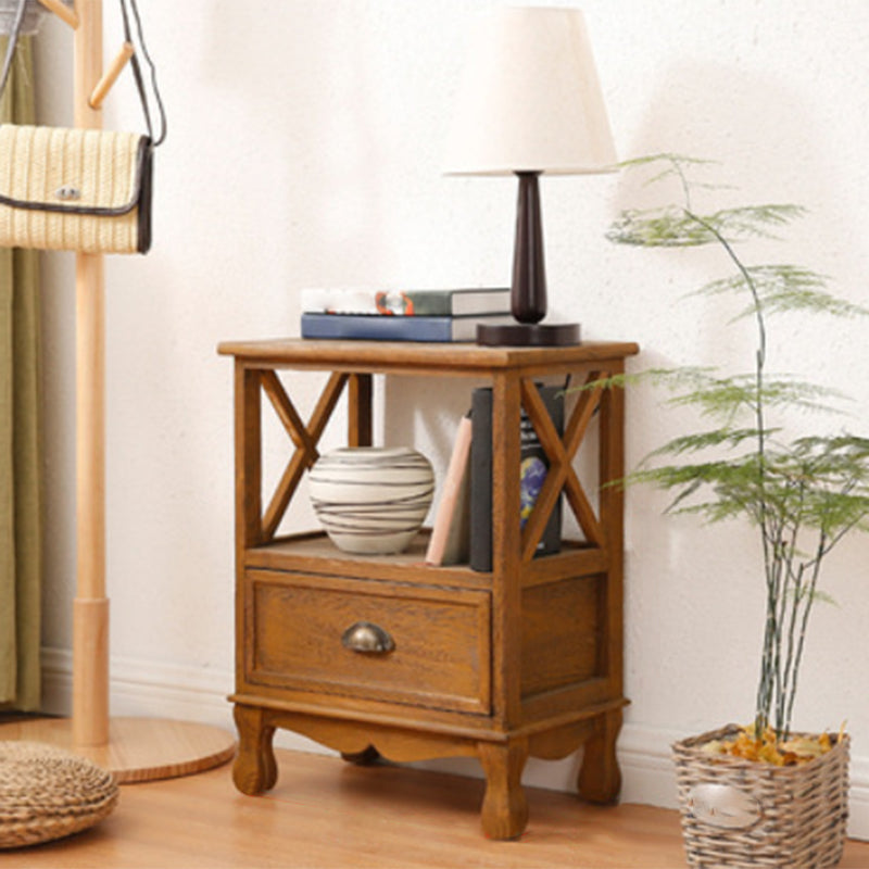 Coastal Storage Chest Solid Wood Dresser with 1/2/3/4 Drawers , 11.7 Inch Width