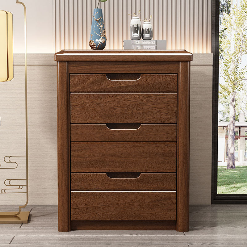 15.6 Inch Width Storage Chest Modern Solid Wood Dresser with 3/4/5 Drawers