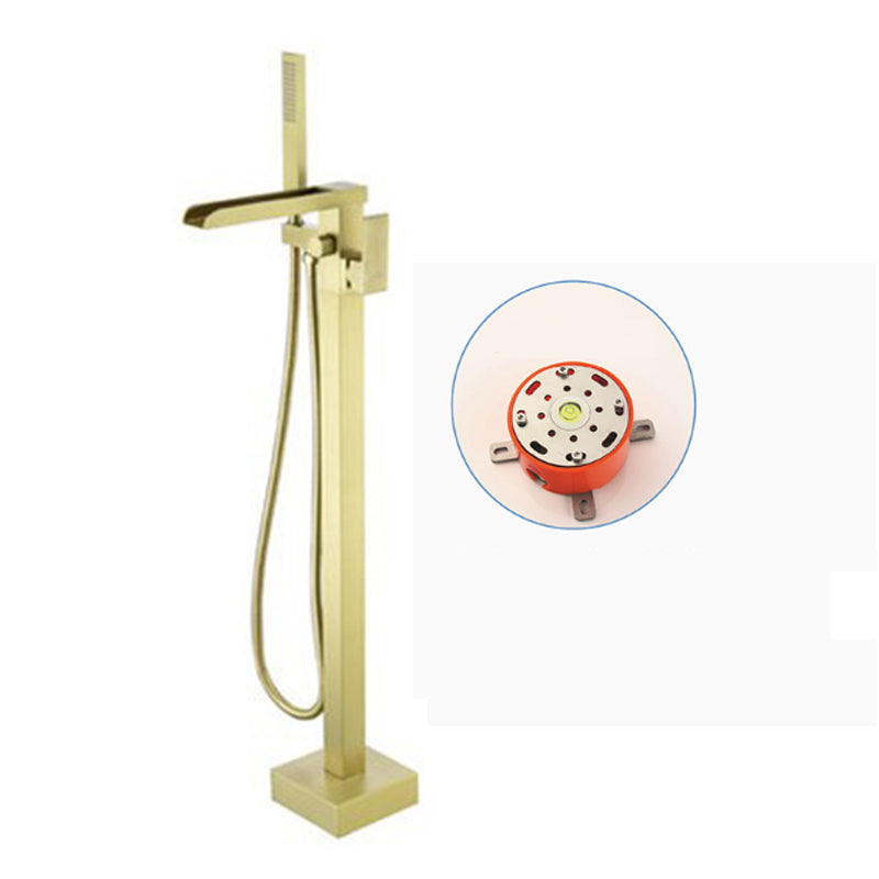 Modern Bathroom Faucet Floor Standing Handheld Shower Head Faucet