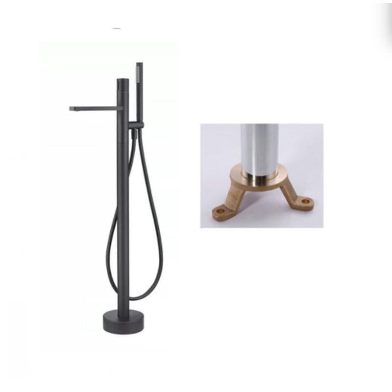 Modern Floor Standing Faucet Handheld Shower Head Bathtub Faucet