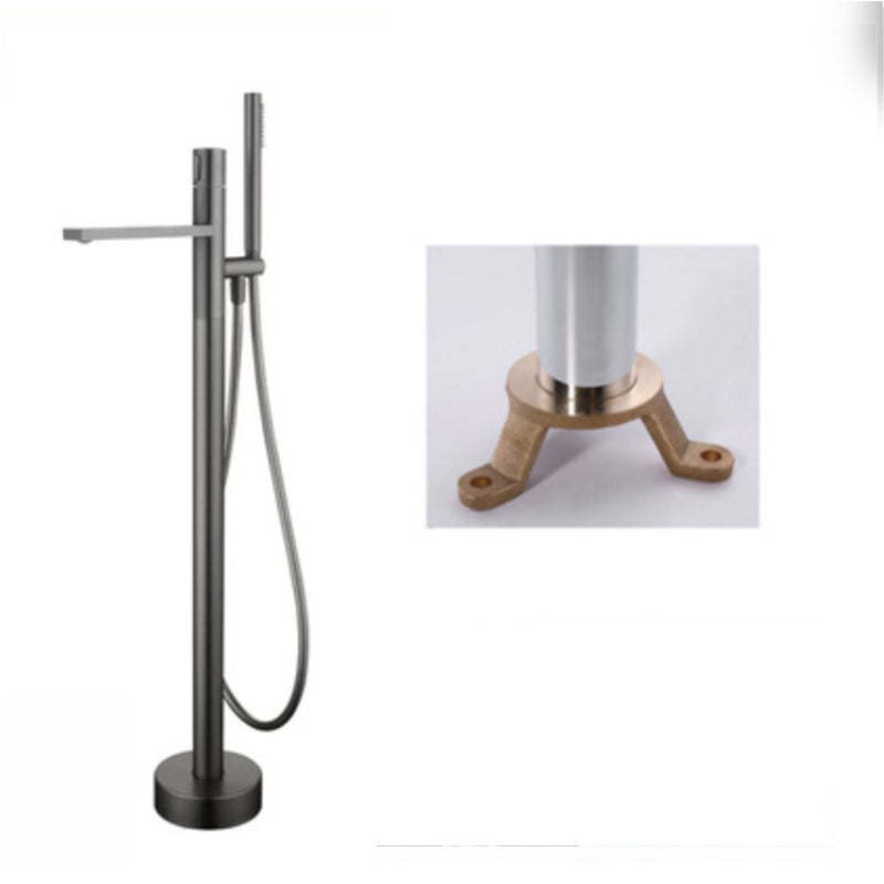 Modern Floor Standing Faucet Handheld Shower Head Bathtub Faucet