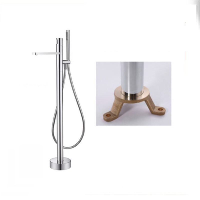 Modern Floor Standing Faucet Handheld Shower Head Bathtub Faucet