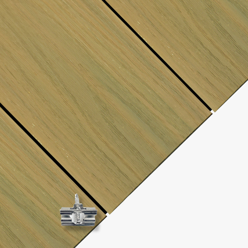 Modern Composite Tile Set Solid Wooden Outdoor Flooring Tile