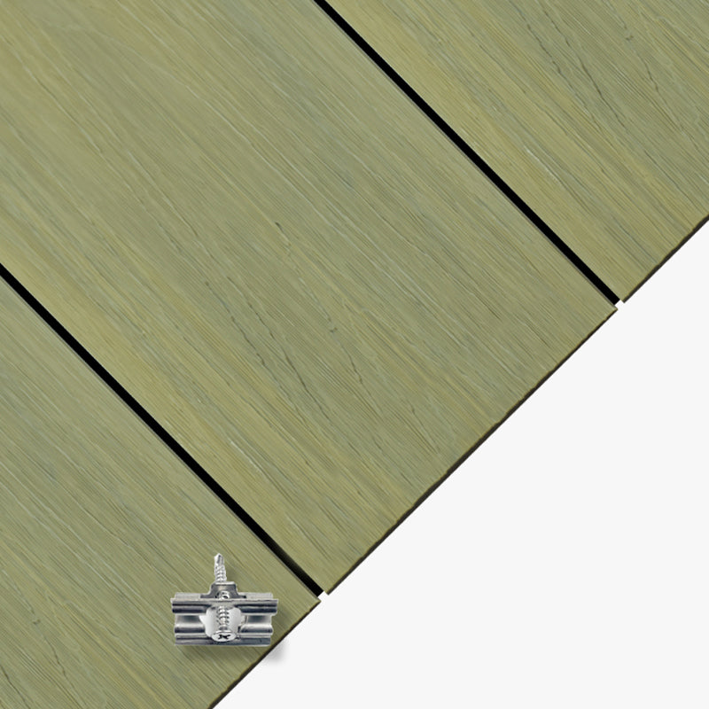 Modern Composite Tile Set Solid Wooden Outdoor Flooring Tile