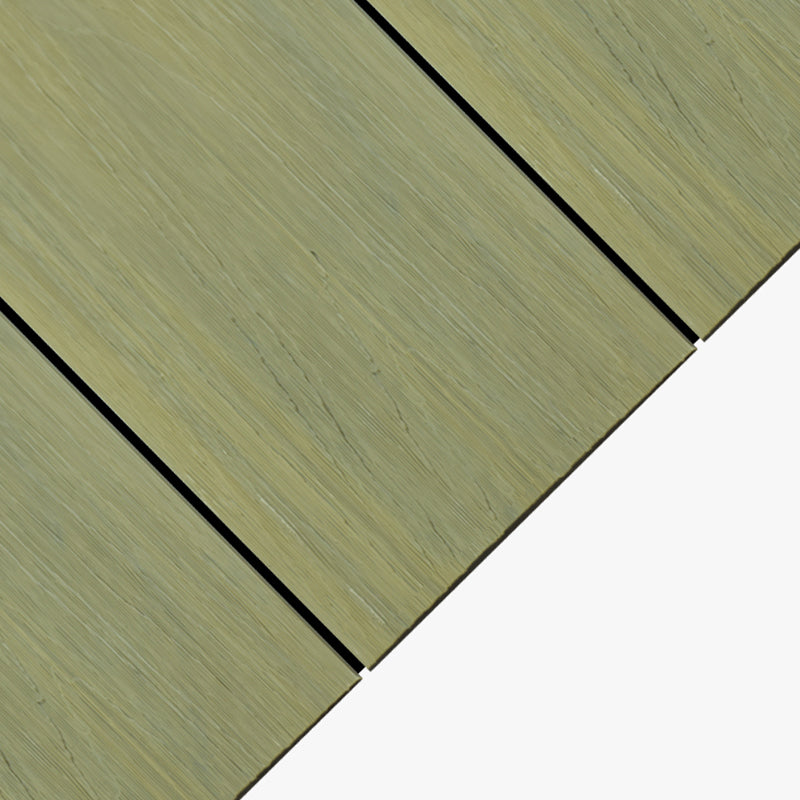 Modern Composite Tile Set Solid Wooden Outdoor Flooring Tile