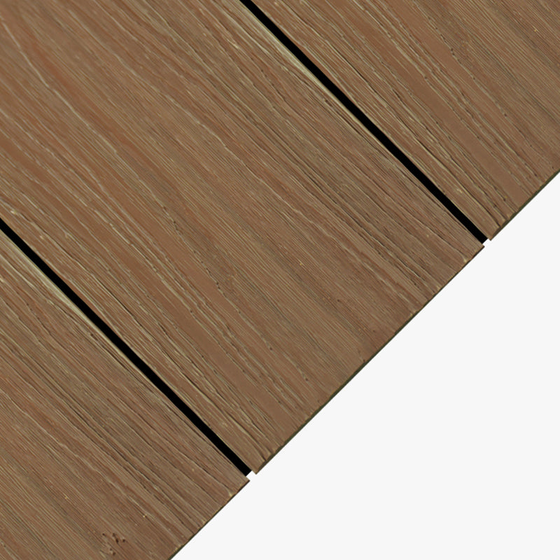 Modern Composite Tile Set Solid Wooden Outdoor Flooring Tile