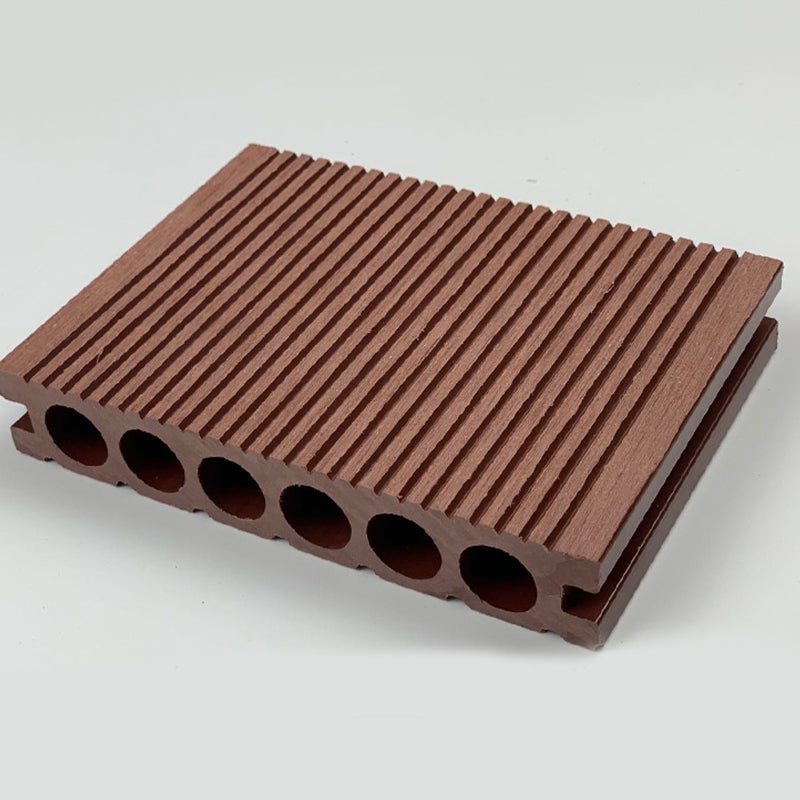 Wooden Patio Flooring Tile Solid Color Outdoor Composite Decking Tiles