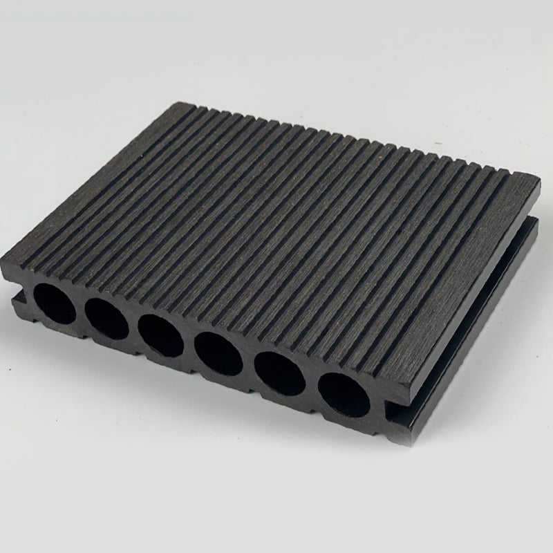 Wooden Patio Flooring Tile Solid Color Outdoor Composite Decking Tiles