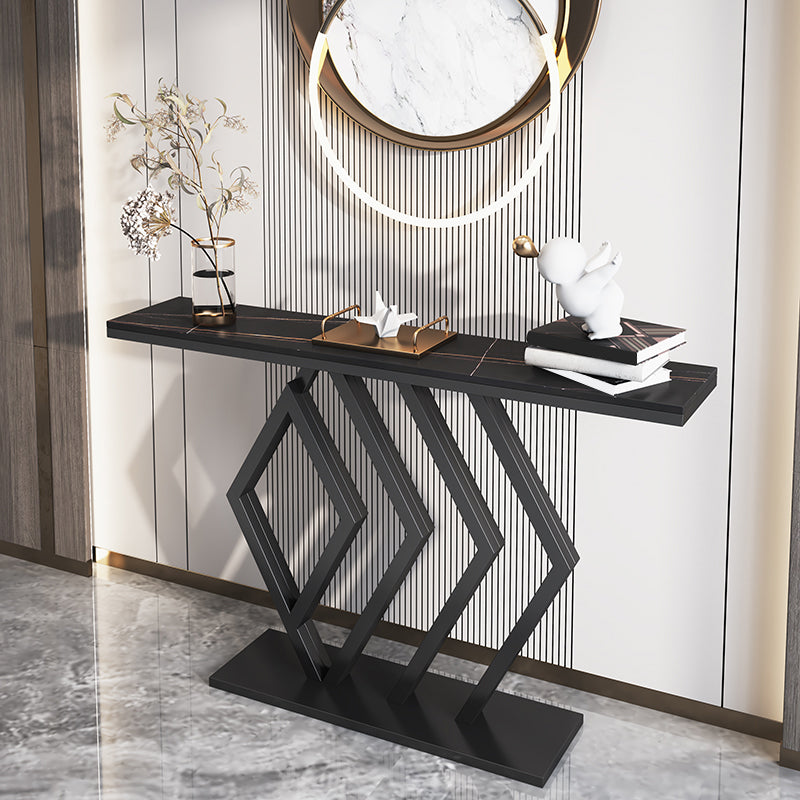 Modern Rectangle Console Table Scratch Resistant Console Sofa Table