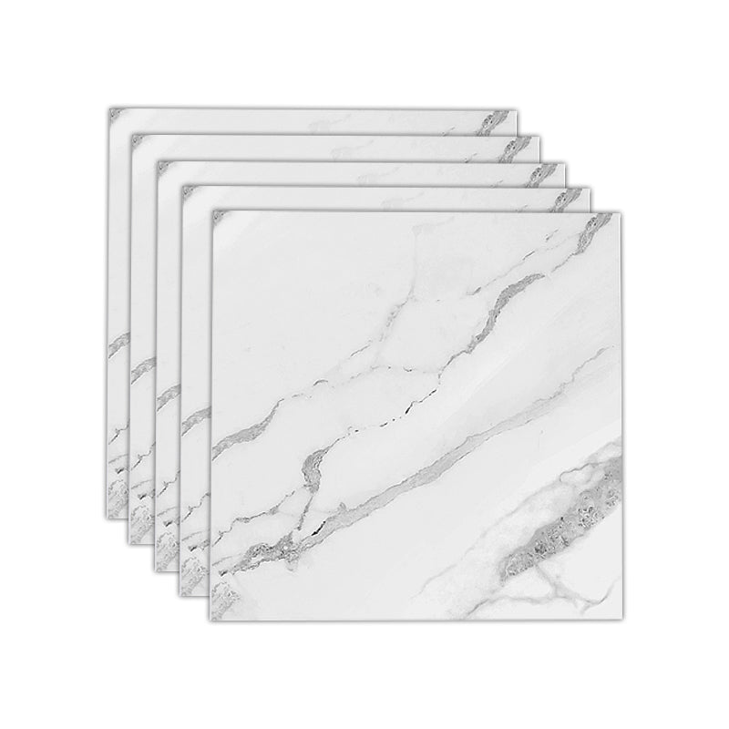 Multi-Tonal Style Vinyl Plank Peel and Stick Porcelain Tile Look Vinyl Plank Flooring