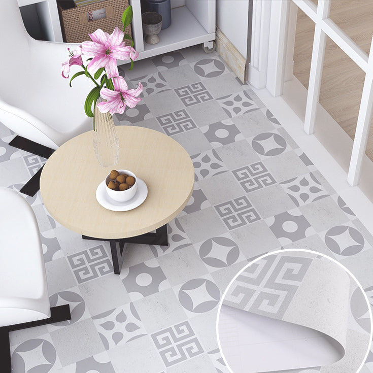 Multi-Tonal Style Vinyl Plank Ceramic Print Peel and Stick Vinyl Plank Flooring