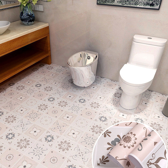 Multi-Tonal Style Vinyl Plank Ceramic Print Peel and Stick Vinyl Plank Flooring