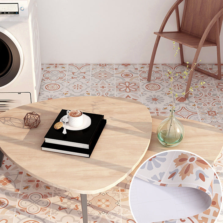 Multi-Tonal Style Vinyl Plank Ceramic Print Peel and Stick Vinyl Plank Flooring