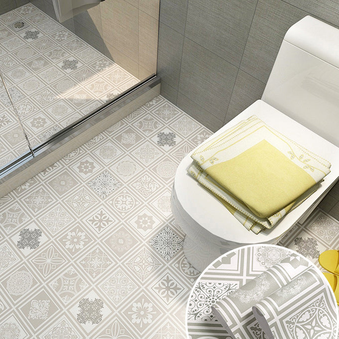 Multi-Tonal Style Vinyl Plank Ceramic Print Peel and Stick Vinyl Plank Flooring