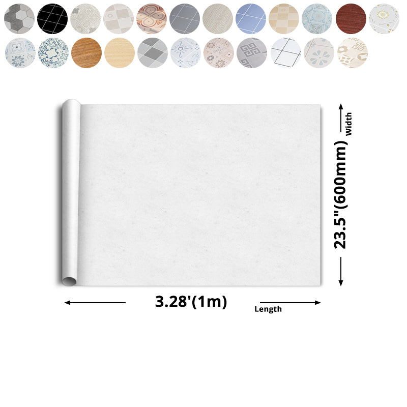 Multi-Tonal Style Vinyl Plank Ceramic Print Peel and Stick Vinyl Plank Flooring