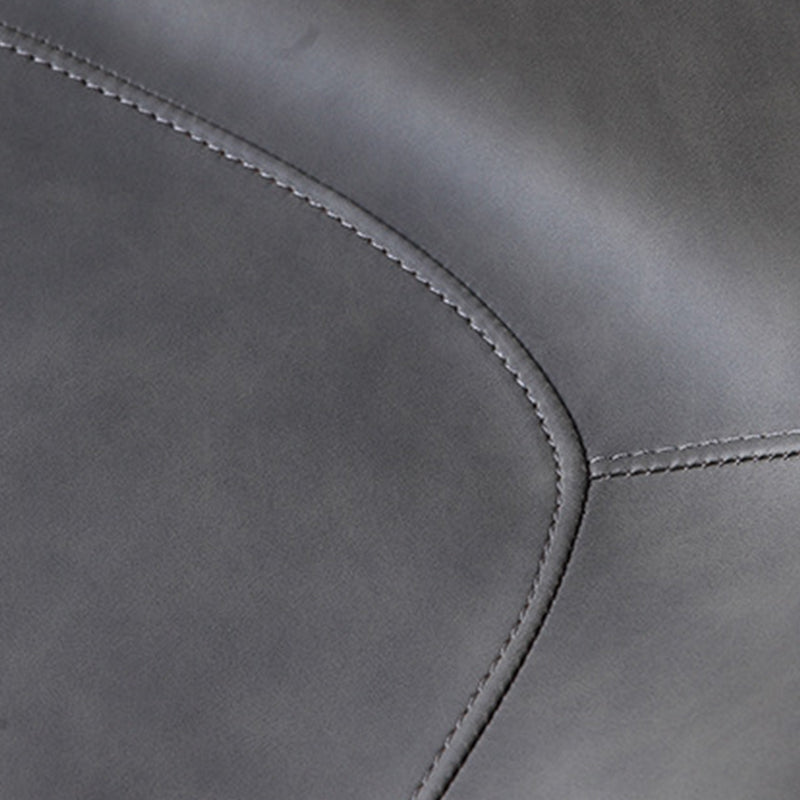 Contemporary Side Chair Metal Solid Back Dining Room Chair for Brasserie