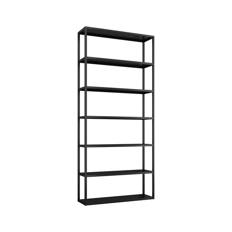 Scandinavian Open Back Standard Bookshelf Metal Shelves Included Bookcase