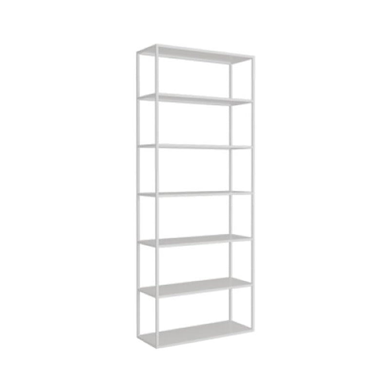 Scandinavian Open Back Standard Bookshelf Metal Shelves Included Bookcase