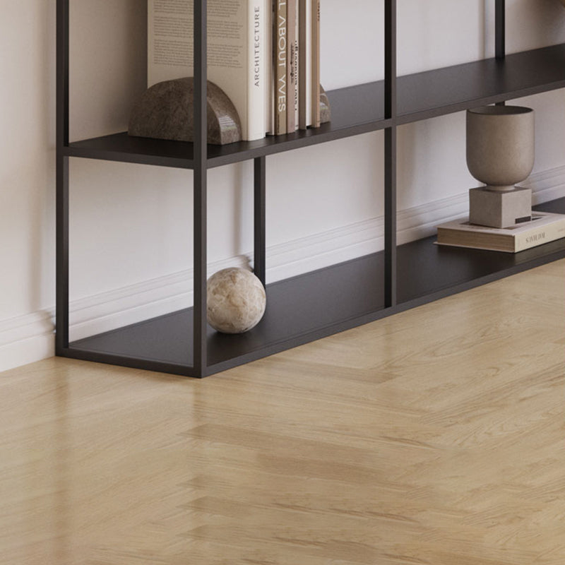 Scandinavian Open Back Standard Bookshelf Metal Shelves Included Bookcase