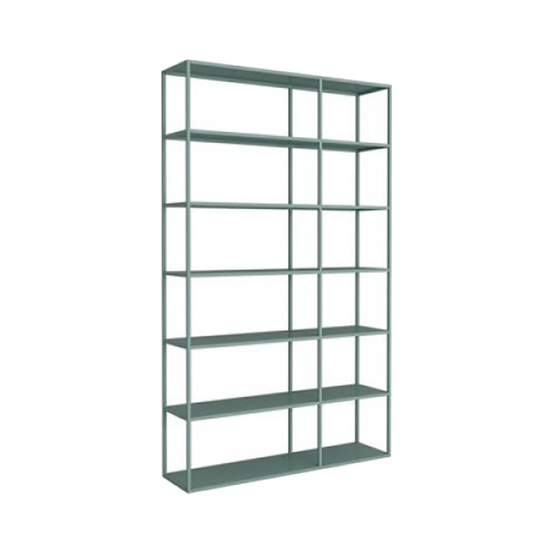 Scandinavian Open Back Standard Bookshelf Metal Shelves Included Bookcase