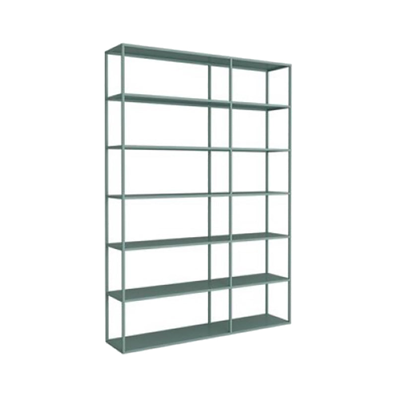 Scandinavian Open Back Standard Bookshelf Metal Shelves Included Bookcase