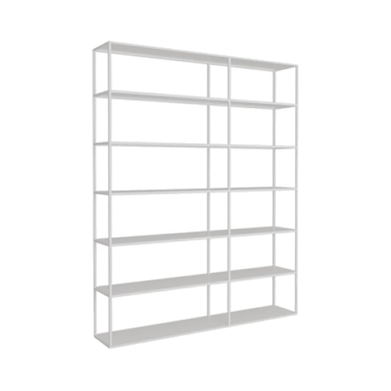 Scandinavian Open Back Standard Bookshelf Metal Shelves Included Bookcase