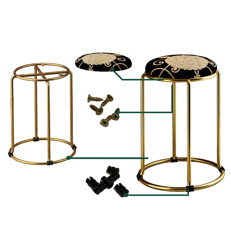 Modern Flowers Standard Round Stain Resistant Standard for Home Decor