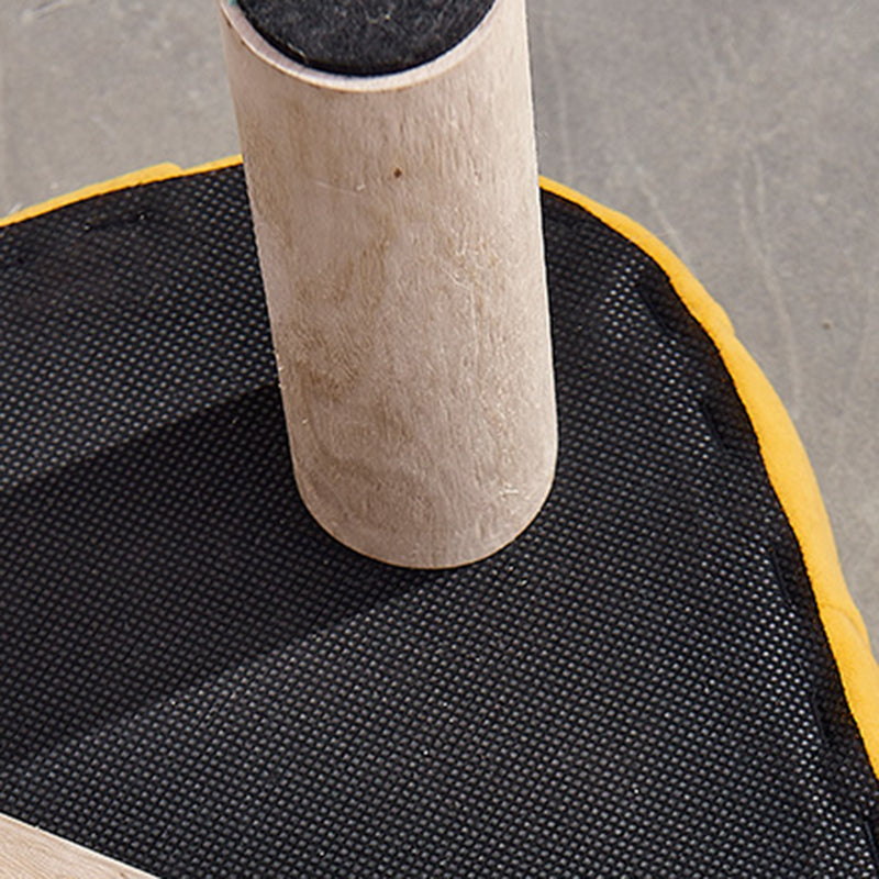 Solid Color Fabric Standard Stool Modern Simple Unique Shape Upholstered Footstool