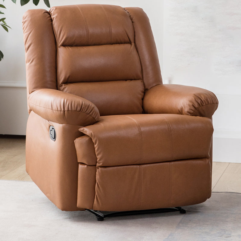 Recliner with Lumbar Metal Frame Standard Recliner Chair with Footrest