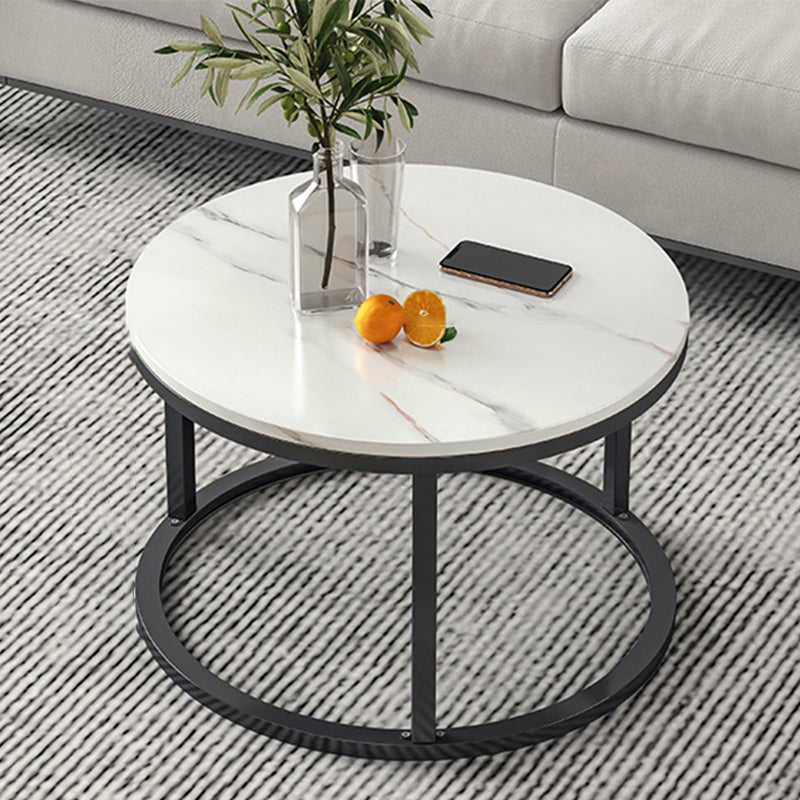 Slate Nesting Coffee Table Set No Distressing Round Coffee Table Set